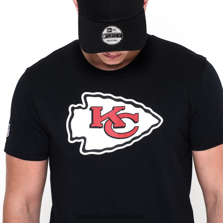 Kansas City Chiefs Team Logo Black T-Shirt New Era TRBRBN3106