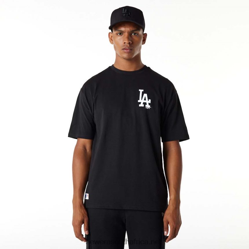 LA Dodgers Essentials Oversized Black T-Shirt New Era TRBRBN2973