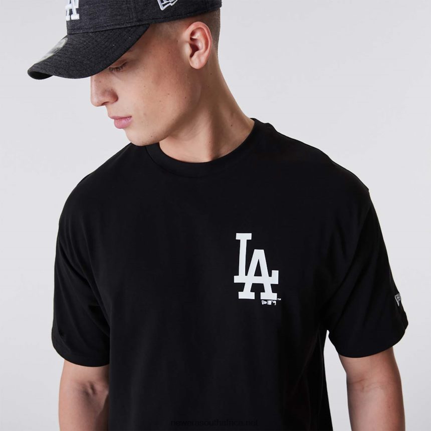 LA Dodgers Essentials Oversized Black T-Shirt New Era TRBRBN2973