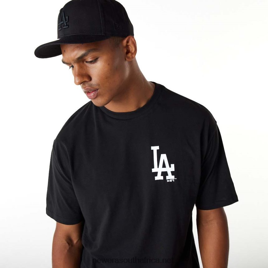 LA Dodgers Essentials Oversized Black T-Shirt New Era TRBRBN2973