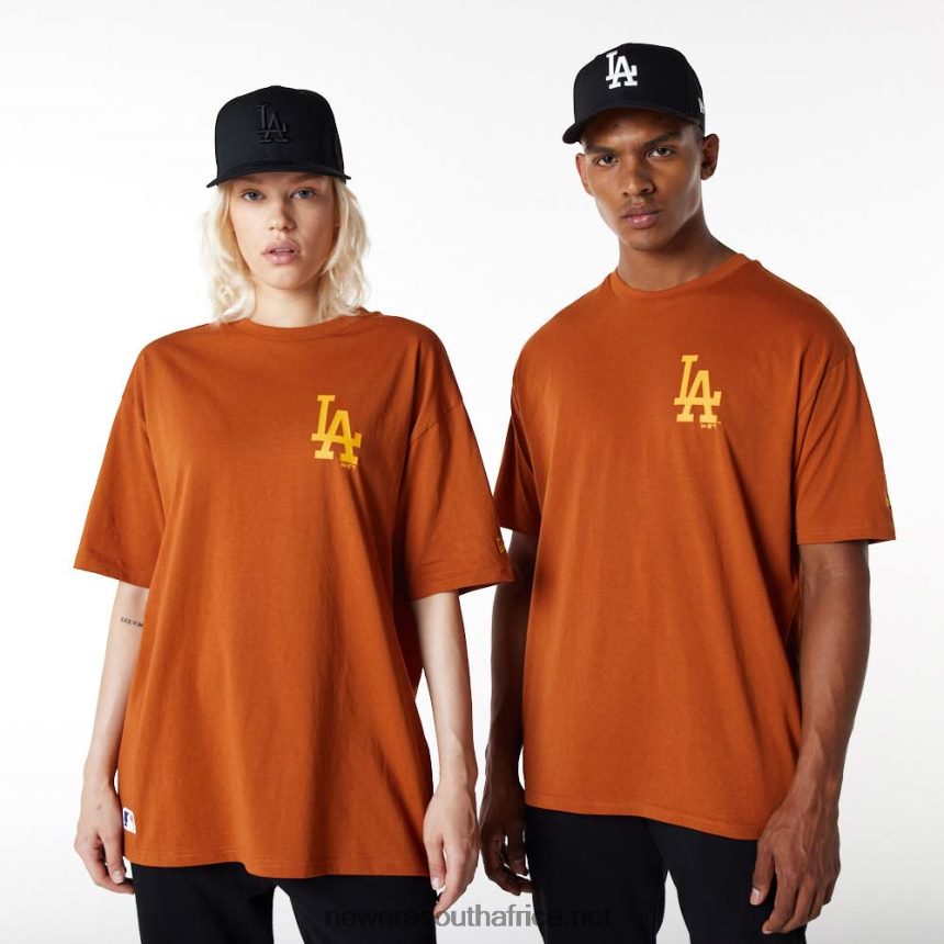 LA Dodgers Essentials Oversized Orange T-Shirt New Era TRBRBN2987