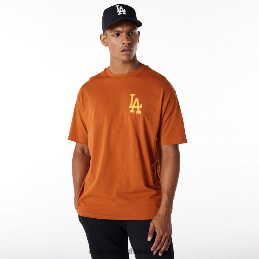 LA Dodgers Essentials Oversized Orange T-Shirt New Era TRBRBN2987