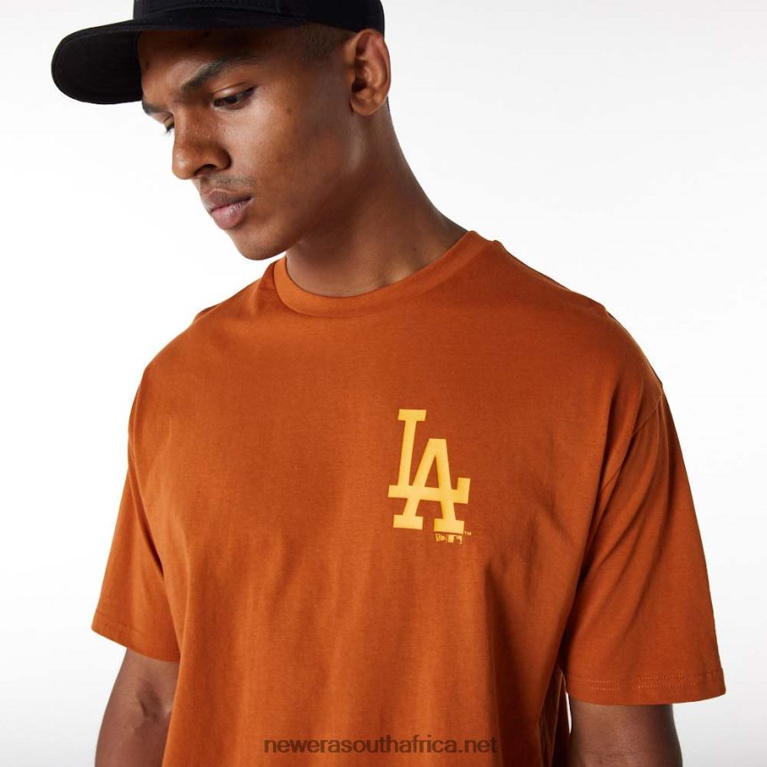 LA Dodgers Essentials Oversized Orange T-Shirt New Era TRBRBN2987