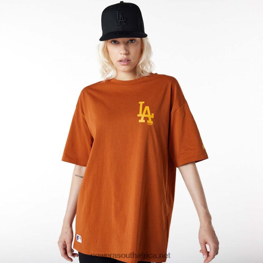LA Dodgers Essentials Oversized Orange T-Shirt New Era TRBRBN2987