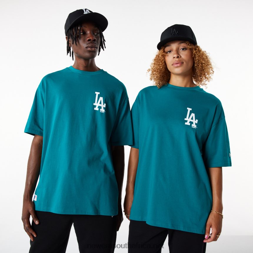LA Dodgers League Essential Blue Oversized T-Shirt New Era TRBRBN3140