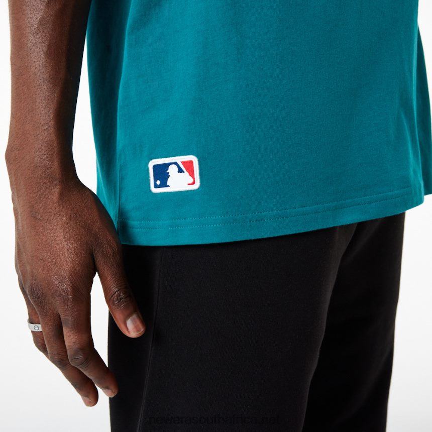 LA Dodgers League Essential Blue Oversized T-Shirt New Era TRBRBN3140