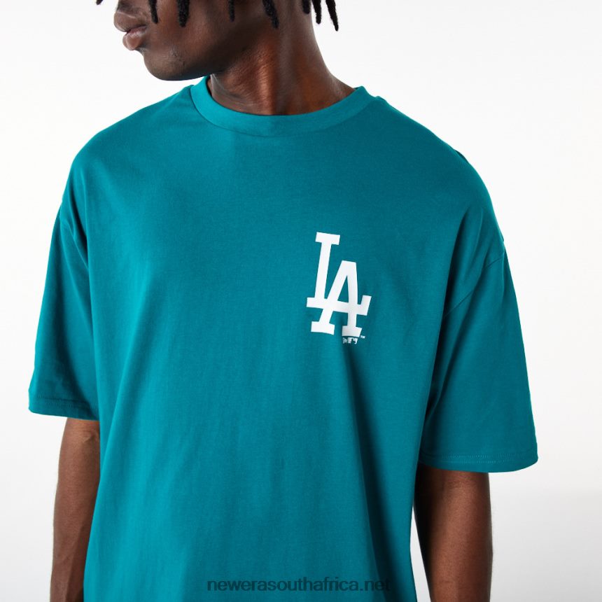 LA Dodgers League Essential Blue Oversized T-Shirt New Era TRBRBN3140