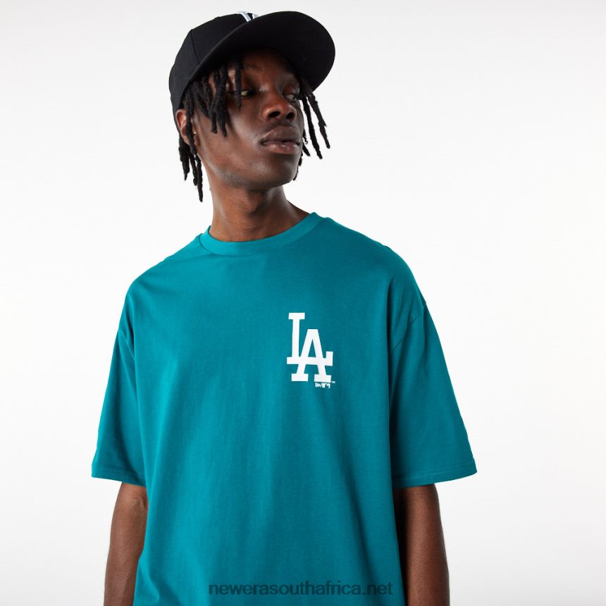 LA Dodgers League Essential Blue Oversized T-Shirt New Era TRBRBN3140