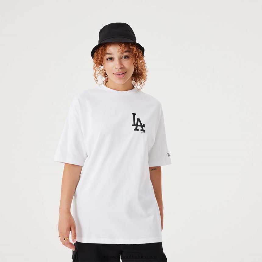 LA Dodgers MLB Floral Graphic White Oversized T-Shirt New Era TRBRBN2899