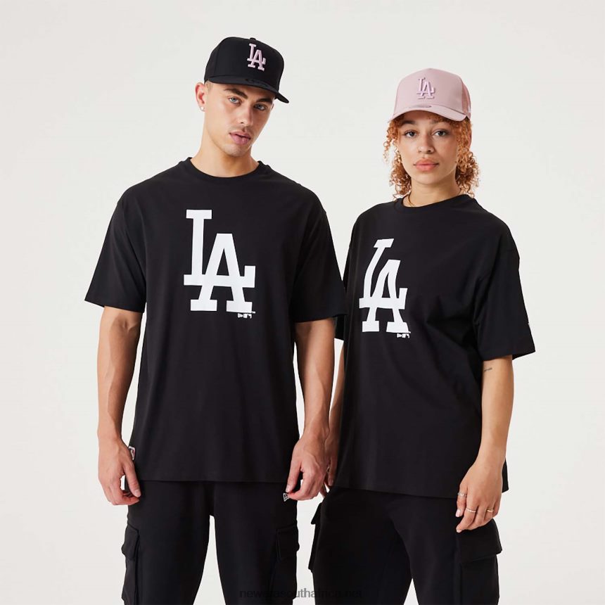 LA Dodgers MLB League Essential Black Oversized T-Shirt New Era TRBRBN2999