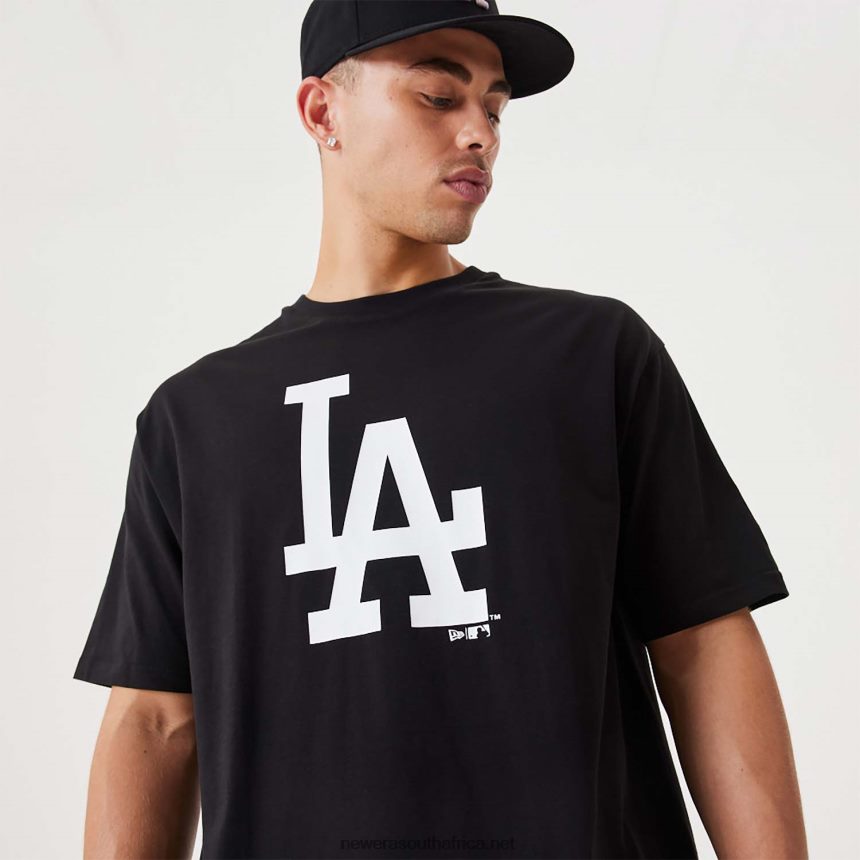 LA Dodgers MLB League Essential Black Oversized T-Shirt New Era TRBRBN2999