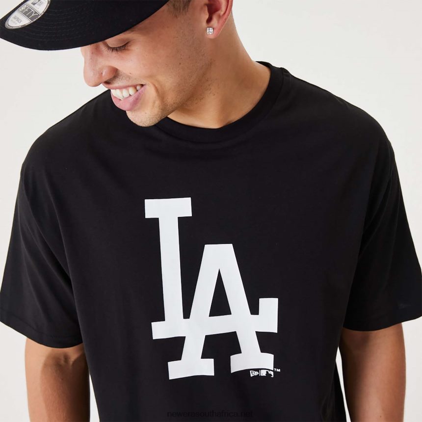 LA Dodgers MLB League Essential Black Oversized T-Shirt New Era TRBRBN2999