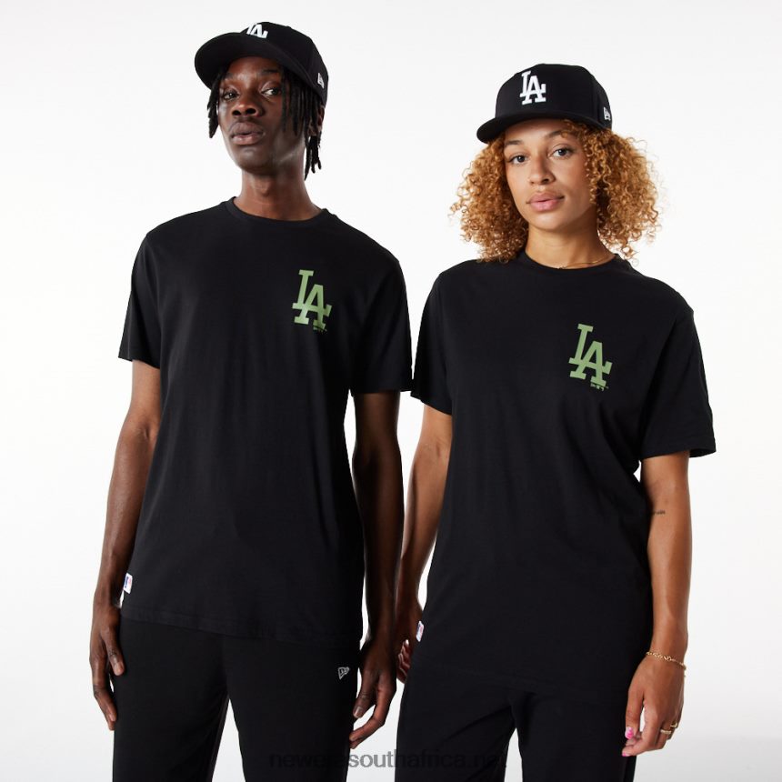 LA Dodgers MLB League Essential Black T-Shirt New Era TRBRBN2877
