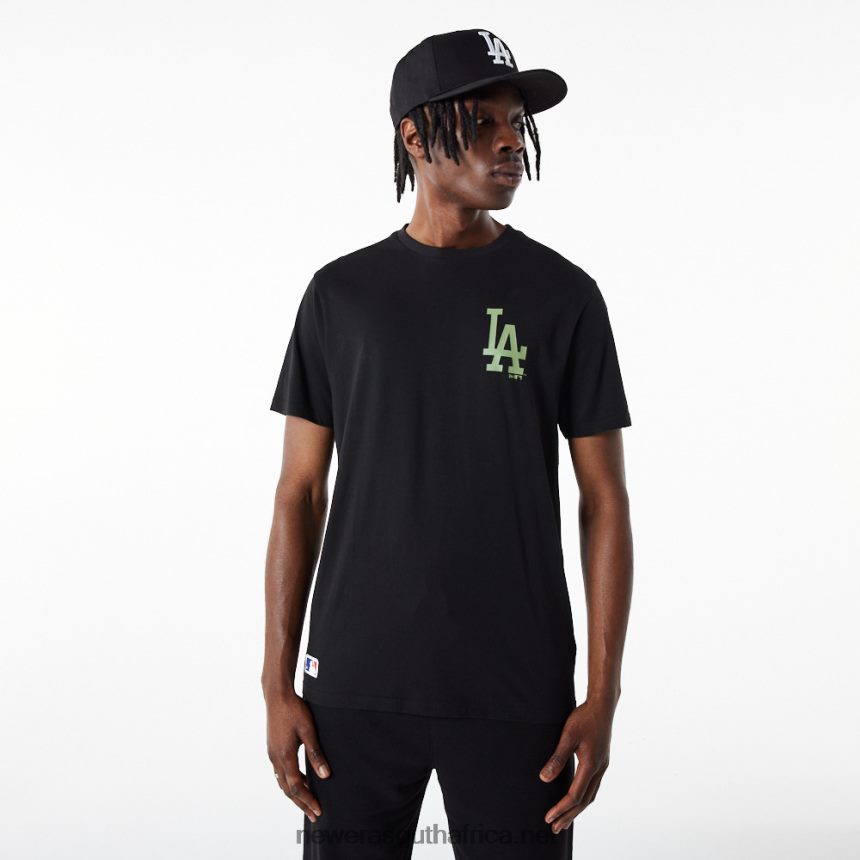 LA Dodgers MLB League Essential Black T-Shirt New Era TRBRBN2877