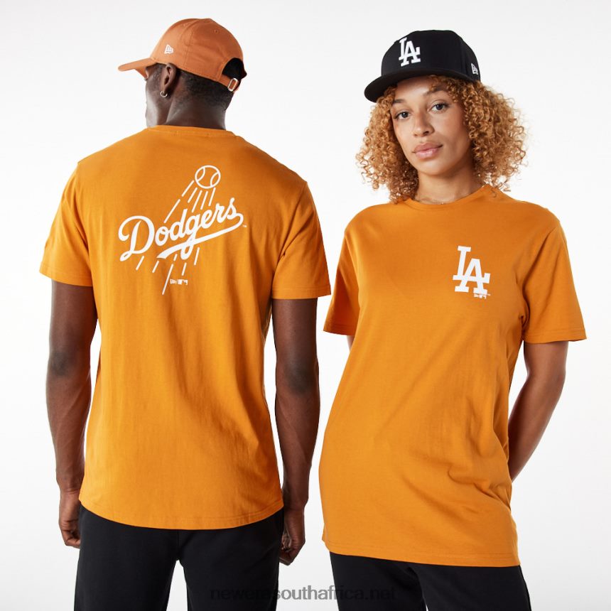 LA Dodgers MLB League Essential Orange T-Shirt New Era TRBRBN3153