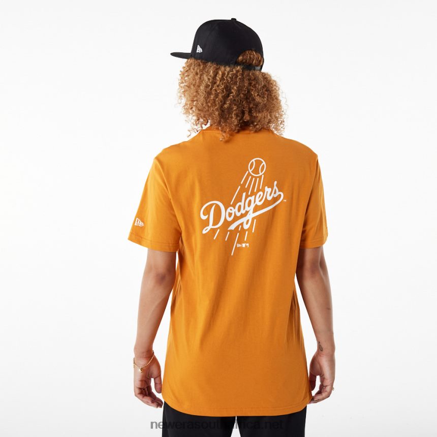 LA Dodgers MLB League Essential Orange T-Shirt New Era TRBRBN3153