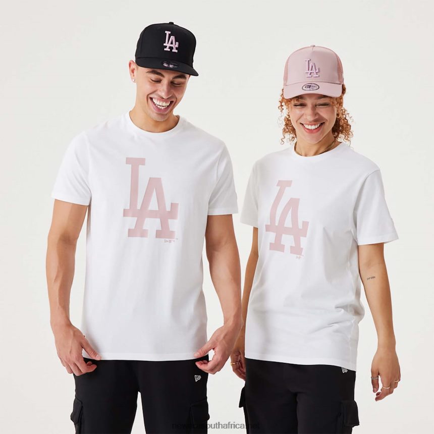 LA Dodgers MLB League Essential White T-Shirt New Era TRBRBN3027