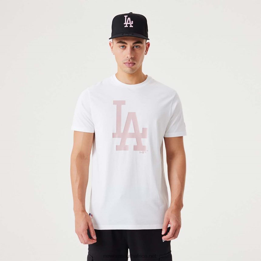 LA Dodgers MLB League Essential White T-Shirt New Era TRBRBN3027