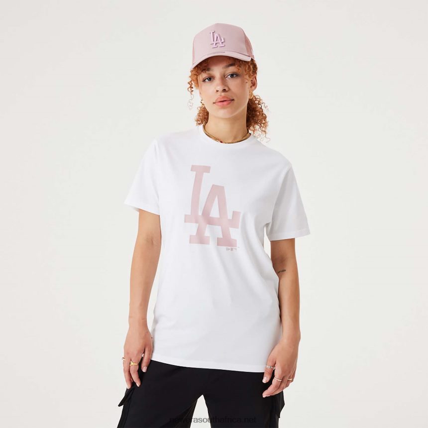 LA Dodgers MLB League Essential White T-Shirt New Era TRBRBN3027