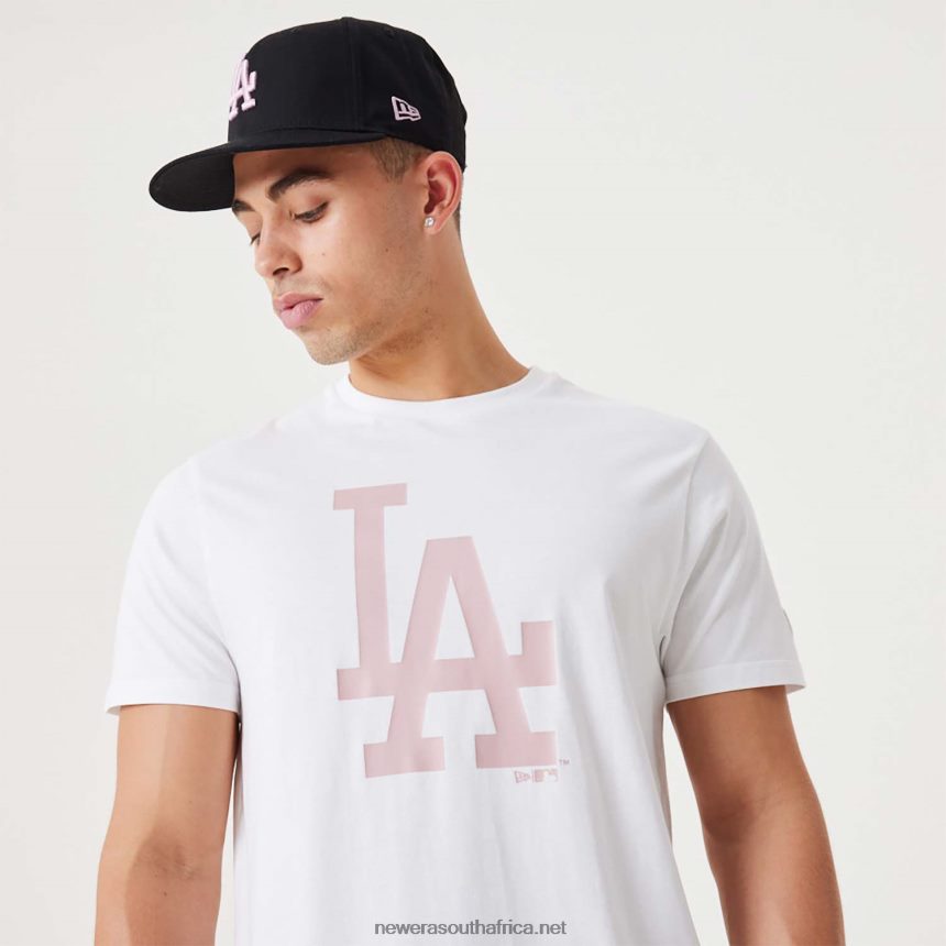 LA Dodgers MLB League Essential White T-Shirt New Era TRBRBN3027