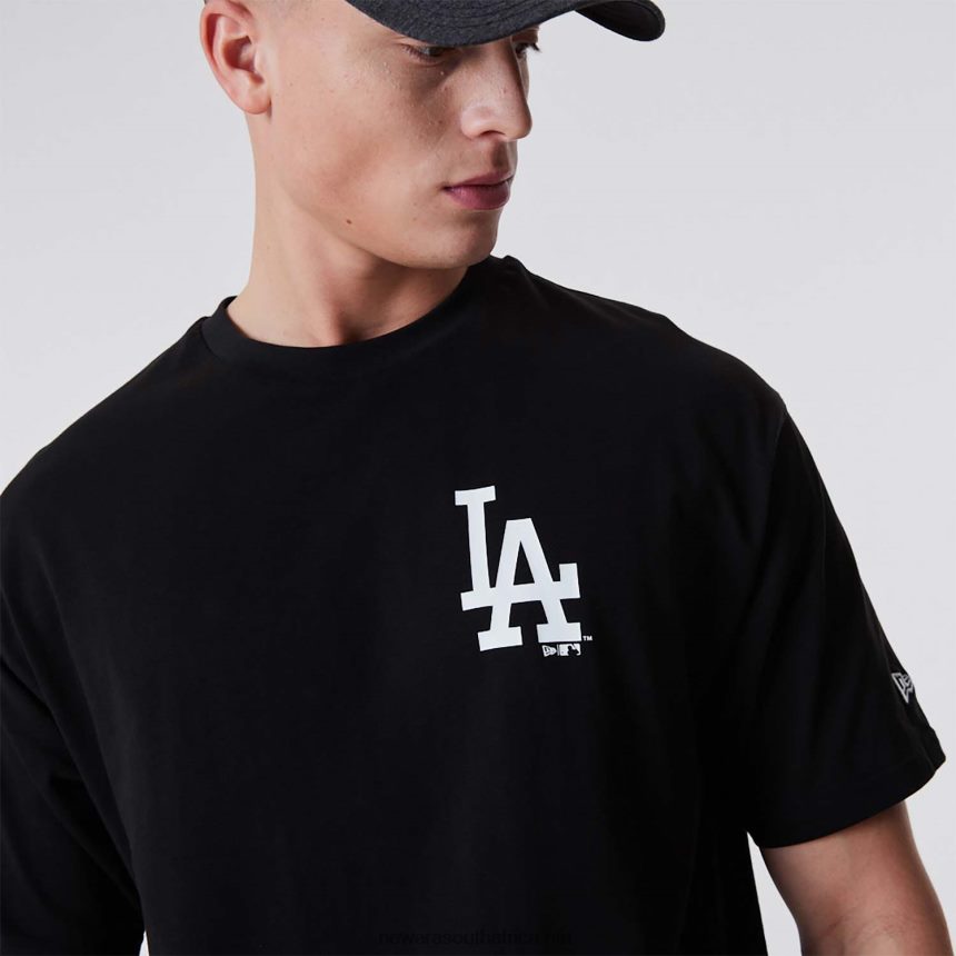 LA Dodgers MLB League Essentials Oversized Black T-Shirt New Era TRBRBN3041