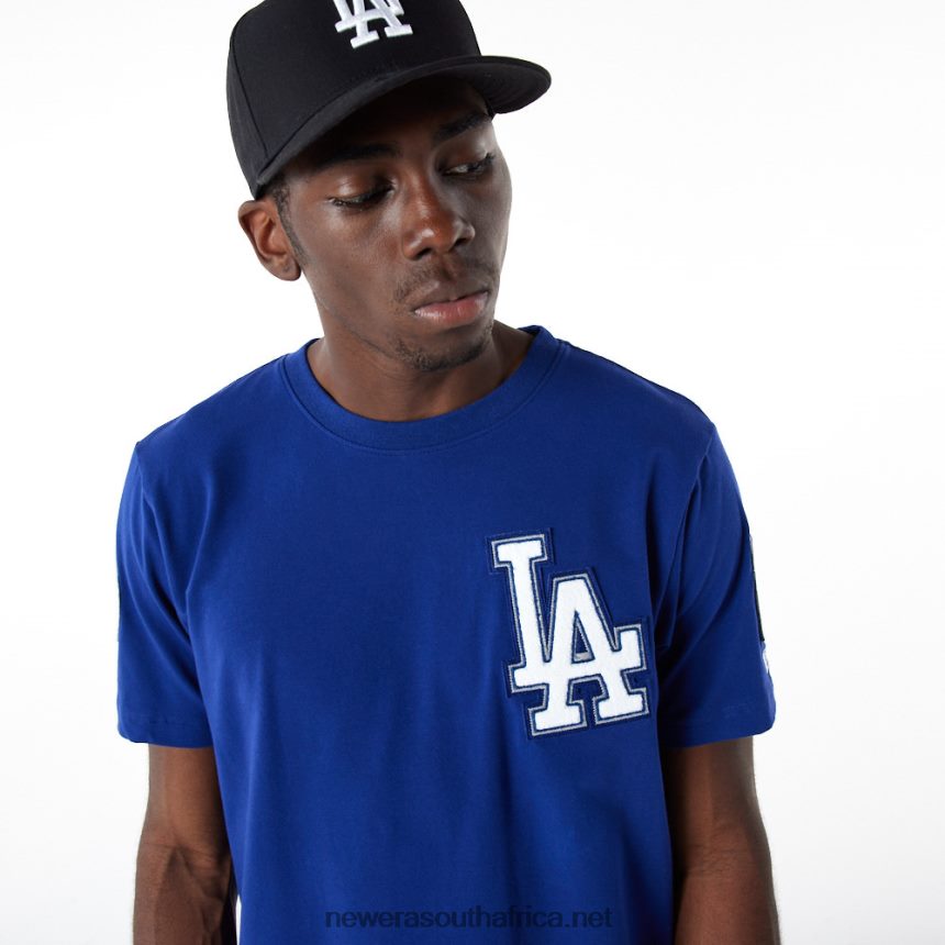 LA Dodgers MLB Logo Select Dark Royal Blue T-Shirt New Era TRBRBN3002