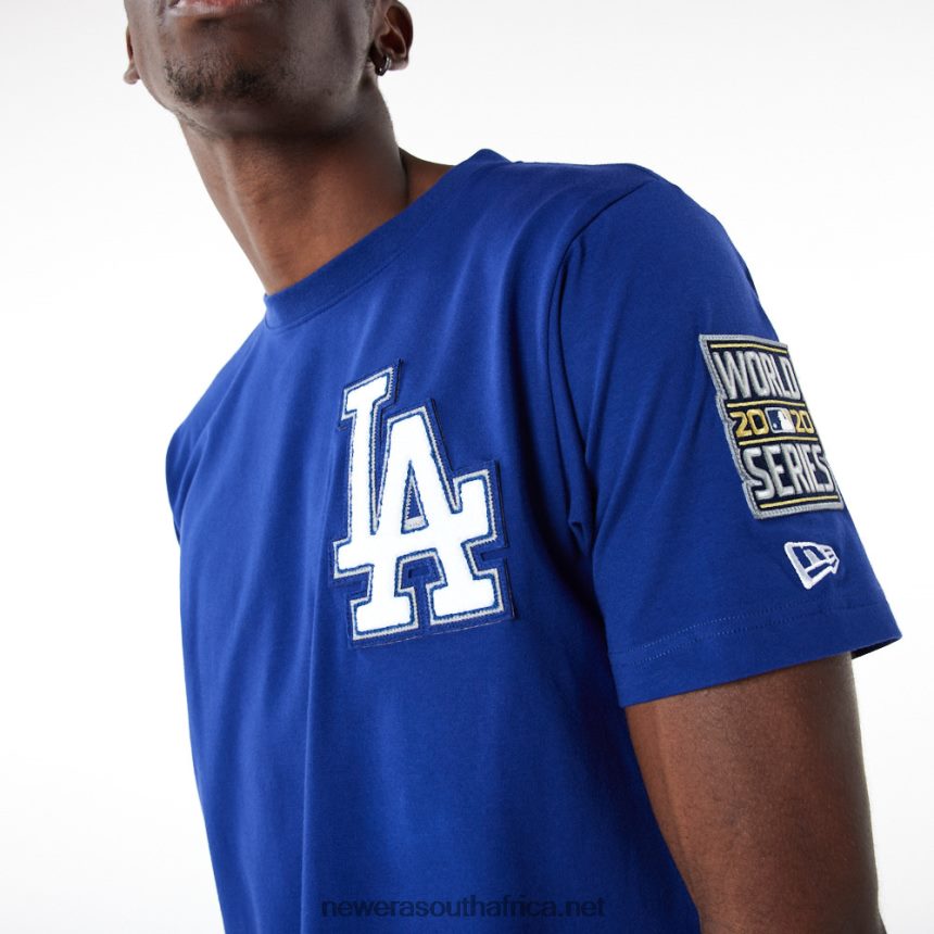 LA Dodgers MLB Logo Select Dark Royal Blue T-Shirt New Era TRBRBN3002