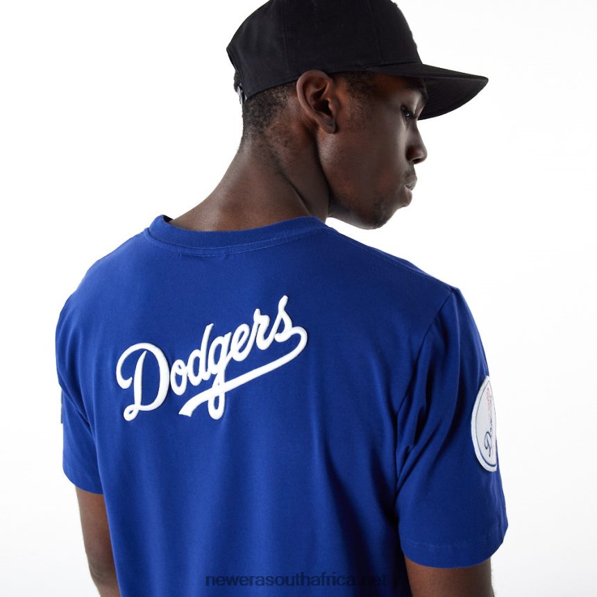 LA Dodgers MLB Logo Select Dark Royal Blue T-Shirt New Era TRBRBN3002