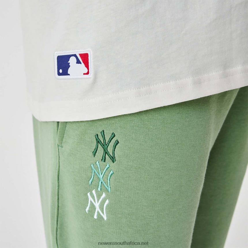 LA Dodgers MLB Stacked Logo White Oversized T-Shirt New Era TRBRBN2885