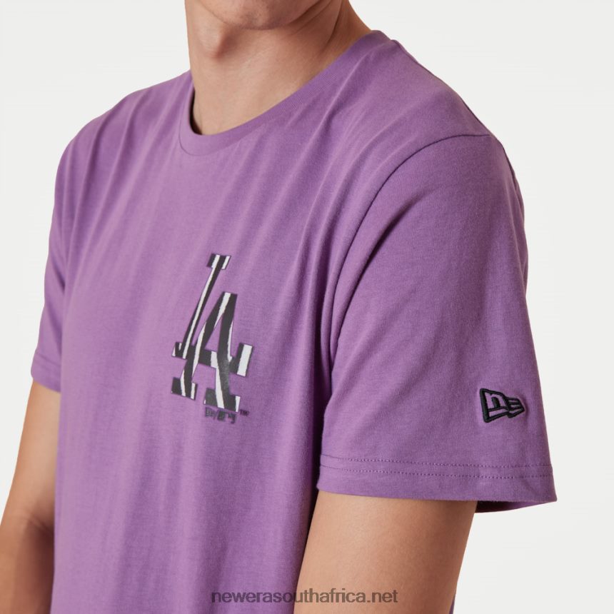 LA Dodgers MLB Team Logo Purple T-Shirt New Era TRBRBN2950