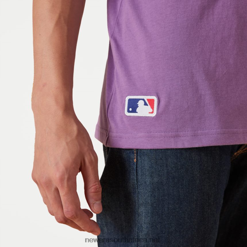 LA Dodgers MLB Team Logo Purple T-Shirt New Era TRBRBN2950