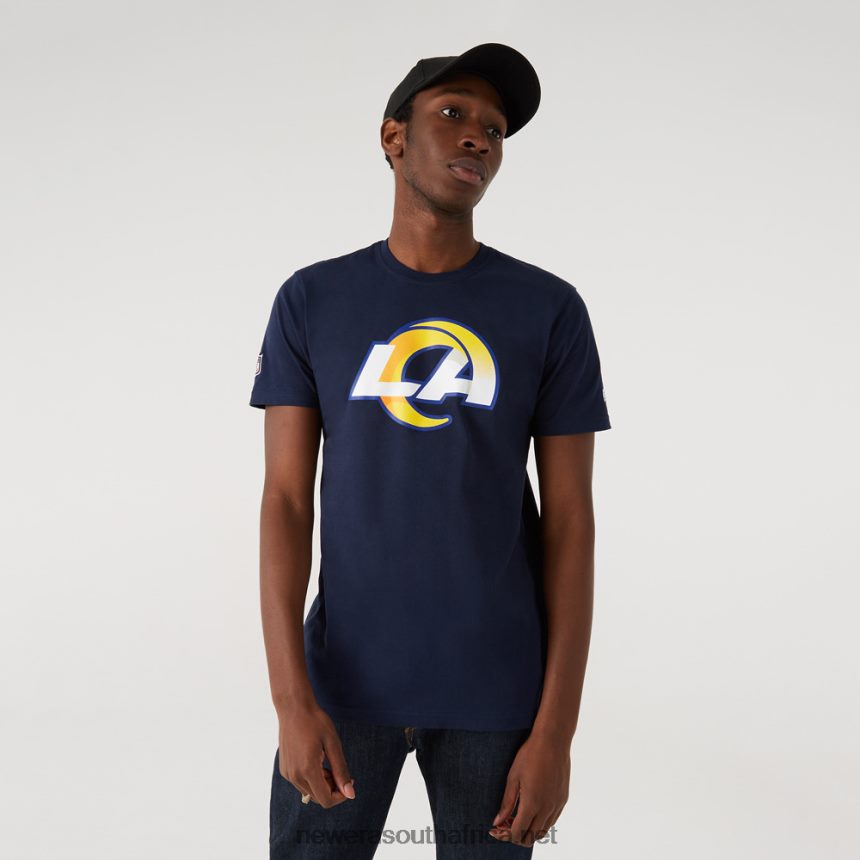 LA Rams NFL Team Logo Blue T-Shirt New Era TRBRBN3171