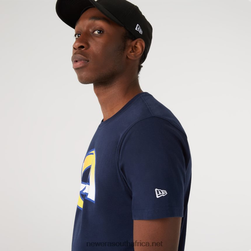 LA Rams NFL Team Logo Blue T-Shirt New Era TRBRBN3171