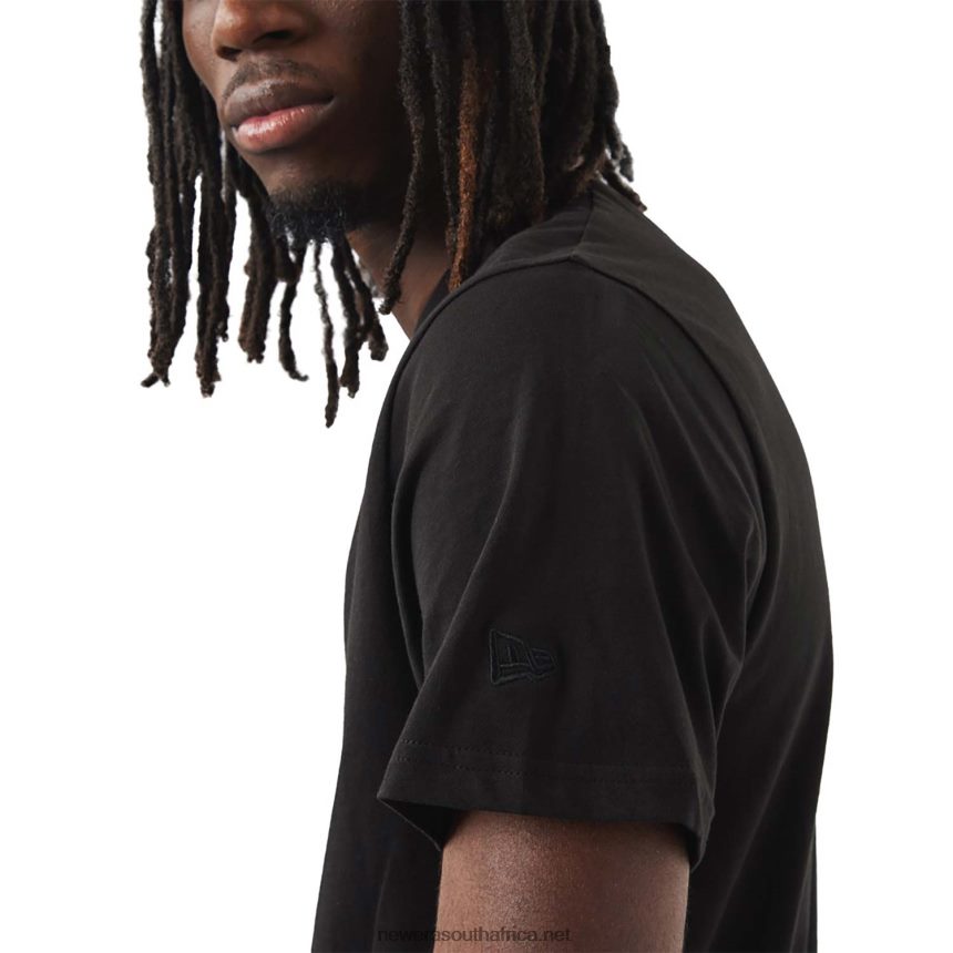 Las Vegas Raiders NFL Foil Black T-Shirt New Era TRBRBN3005