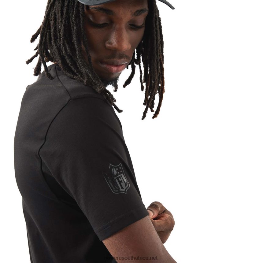 Las Vegas Raiders NFL Foil Black T-Shirt New Era TRBRBN3005