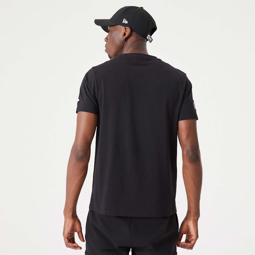 Las Vegas Raiders NFL Gradient Wordmark Black T-Shirt New Era TRBRBN2902