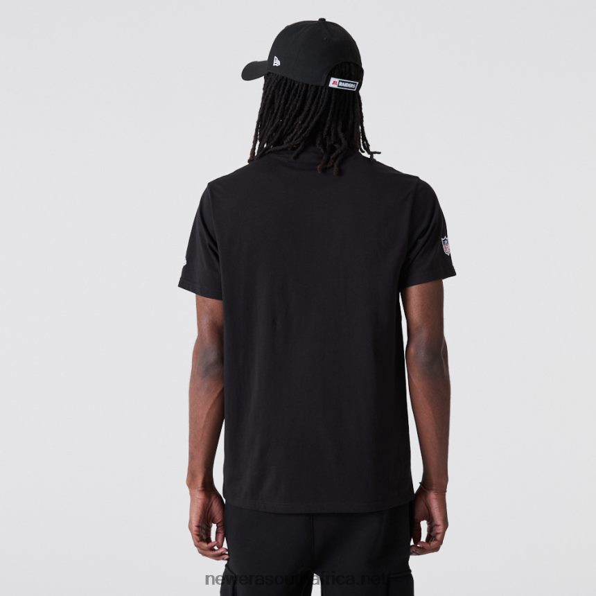 Las Vegas Raiders NFL Team Wordmark Black T-Shirt New Era TRBRBN3043