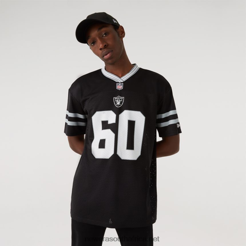 Las Vegas Raiders Oversized Black Jersey New Era TRBRBN3117