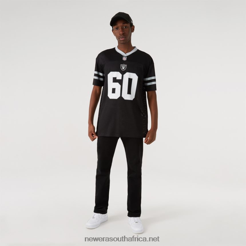 Las Vegas Raiders Oversized Black Jersey New Era TRBRBN3117