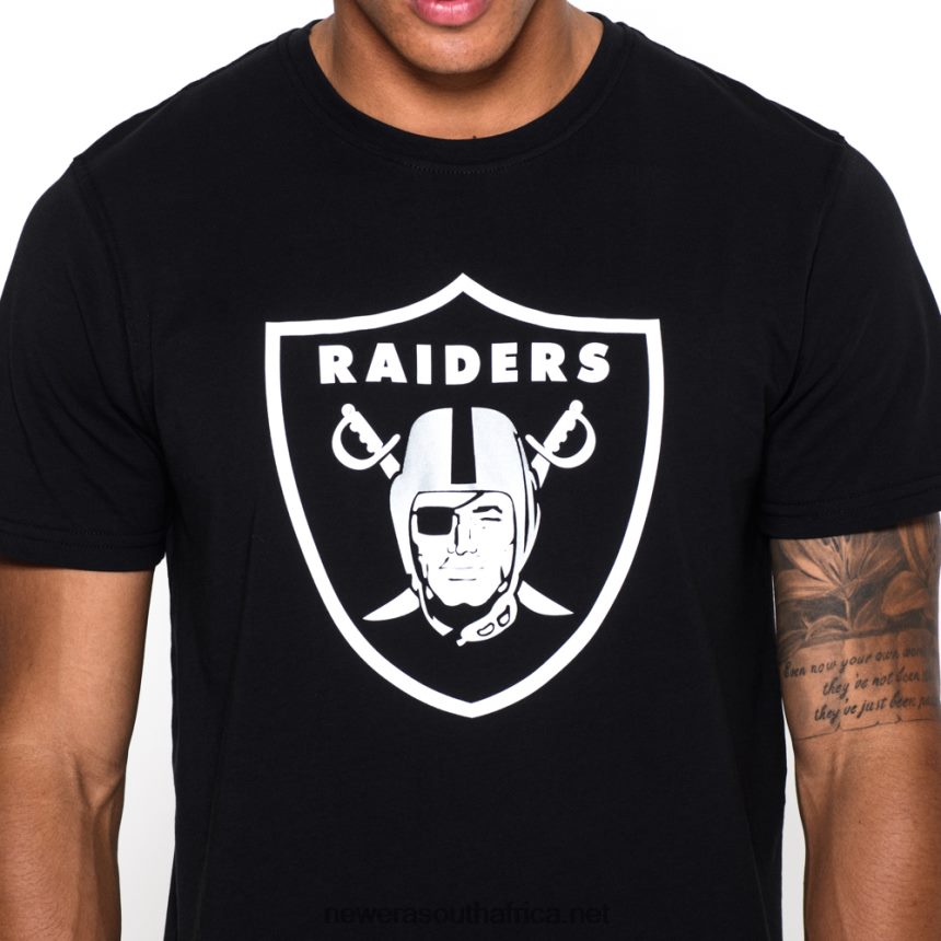 Las Vegas Raiders Team Logo Black T-Shirt New Era TRBRBN2852