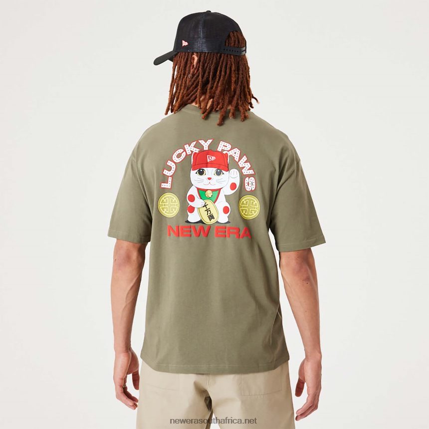 Lucky Paws Character Medium Green Oversized T-Shirt New Era TRBRBN2983