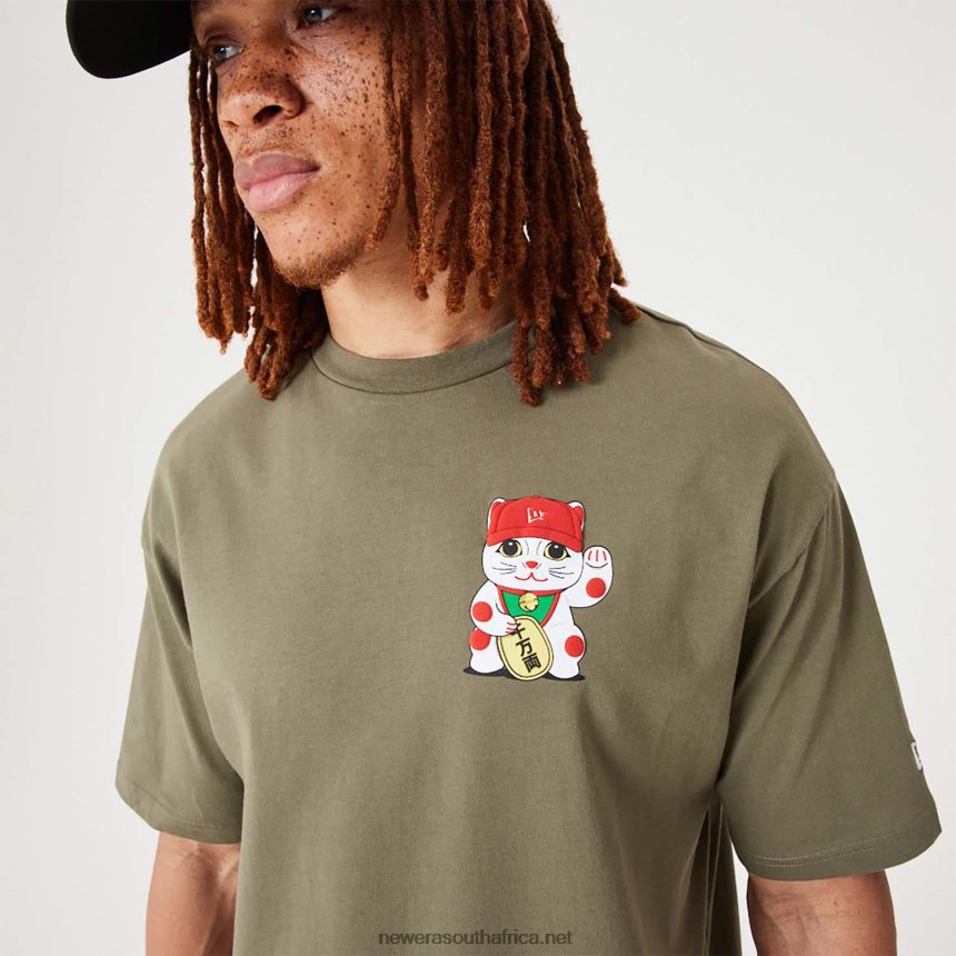 Lucky Paws Character Medium Green Oversized T-Shirt New Era TRBRBN2983