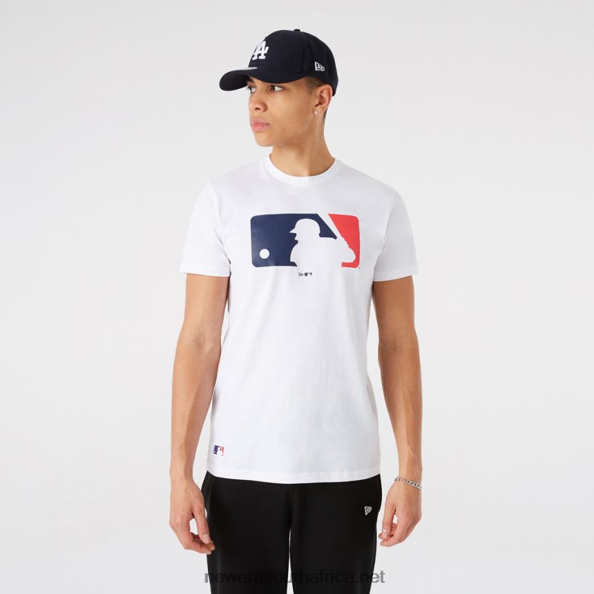 MLB Logo White T-Shirt New Era TRBRBN3009