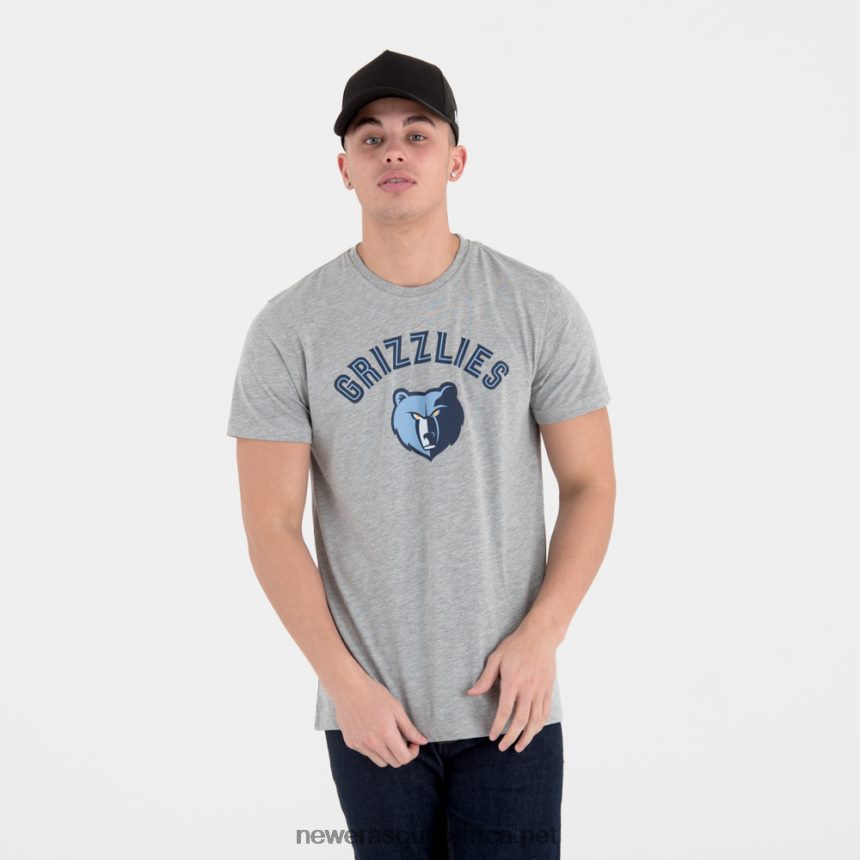 Memphis Grizzlies NBA Team Logo Grey T-Shirt New Era TRBRBN3066