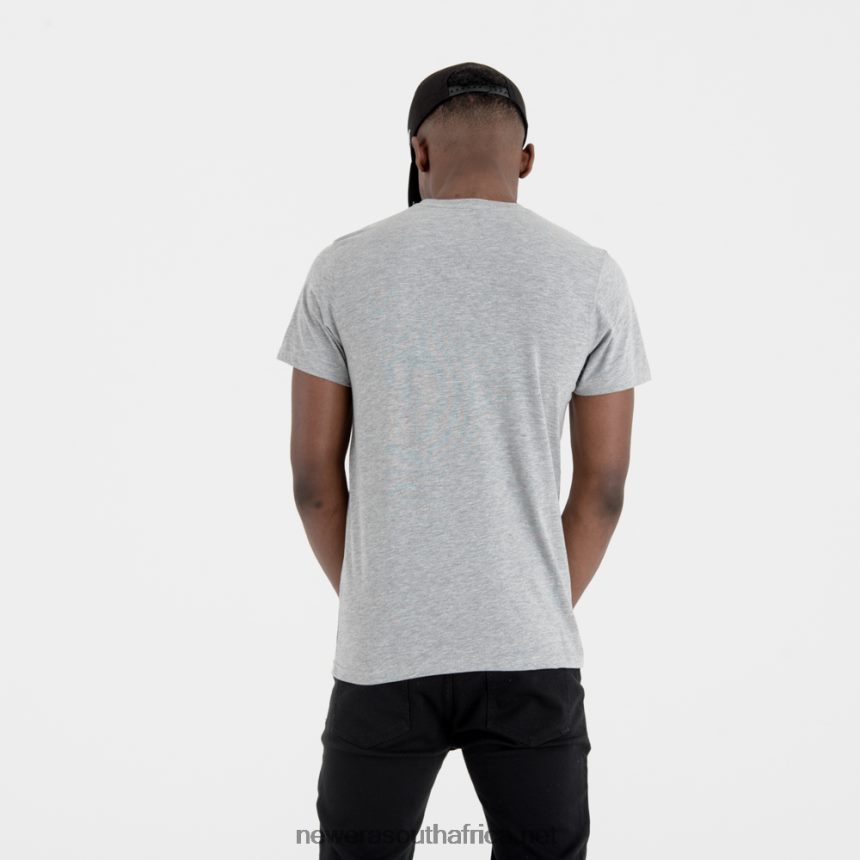 Milwaukee Bucks NBA Team Logo Grey T-Shirt New Era TRBRBN3038