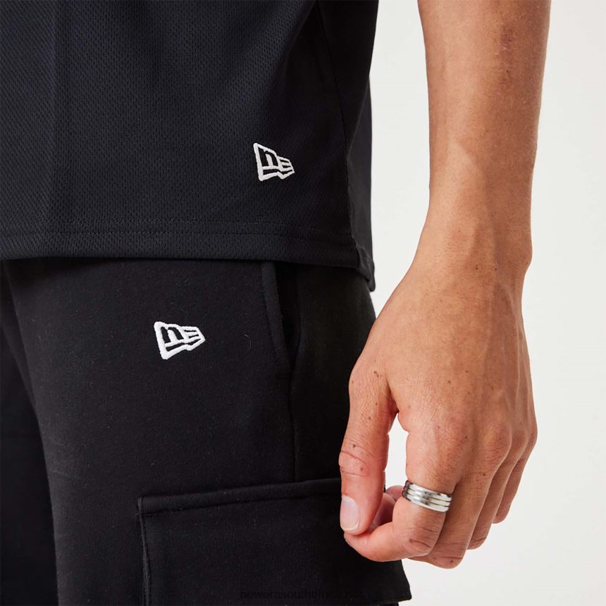 NBA Logo Script Black Oversized T-Shirt New Era TRBRBN3163