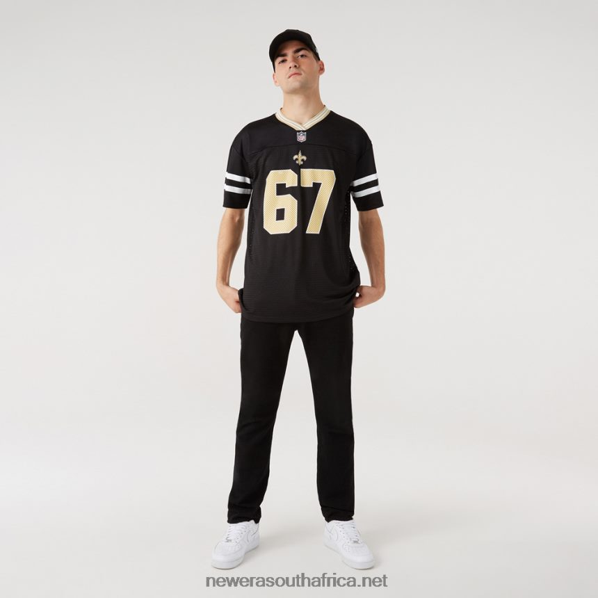 New Orleans Saints Oversized Black Jersey New Era TRBRBN3063