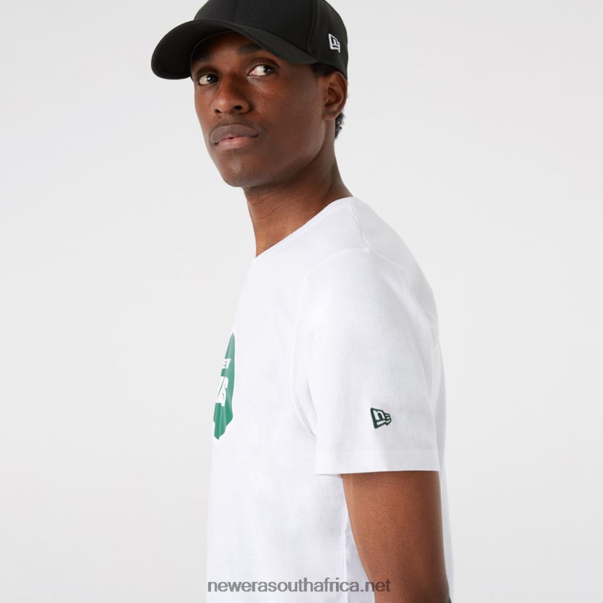 New York Jets NFL Team Logo White T-Shirt New Era TRBRBN2925