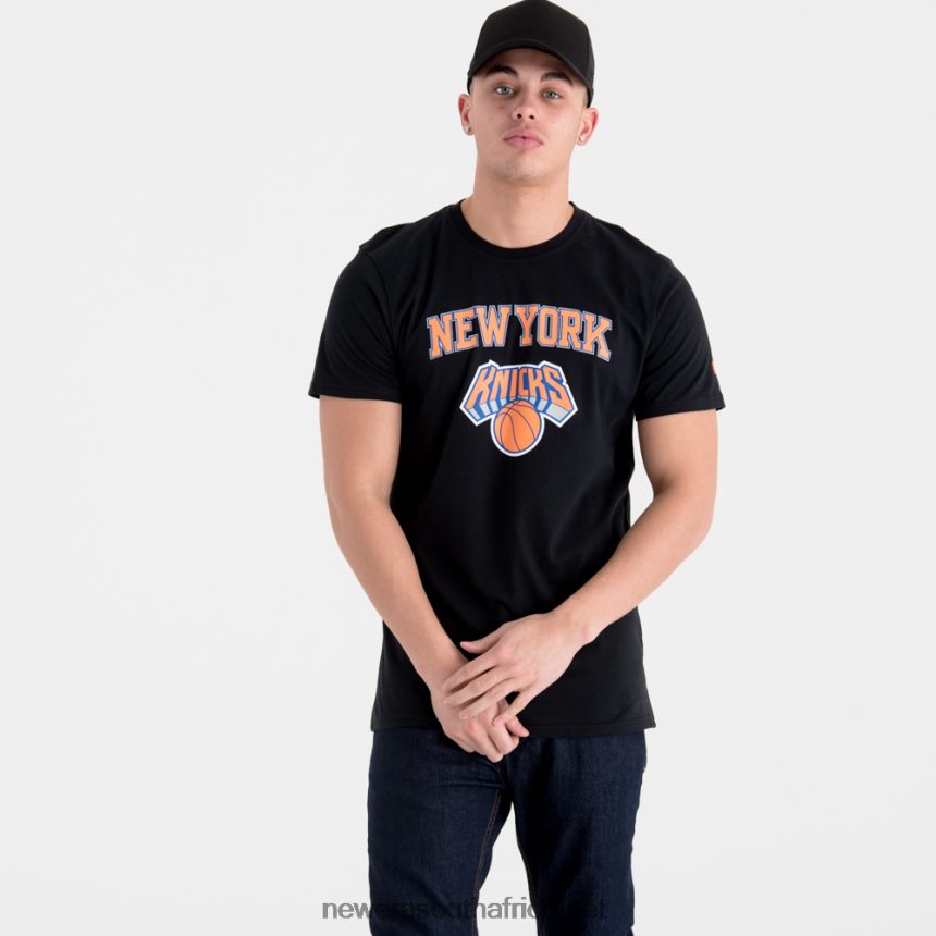 New York Knicks Team Logo Black T-Shirt New Era TRBRBN3177
