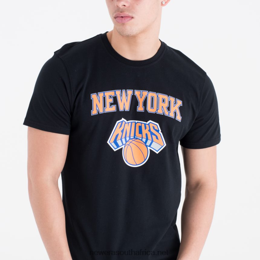 New York Knicks Team Logo Black T-Shirt New Era TRBRBN3177